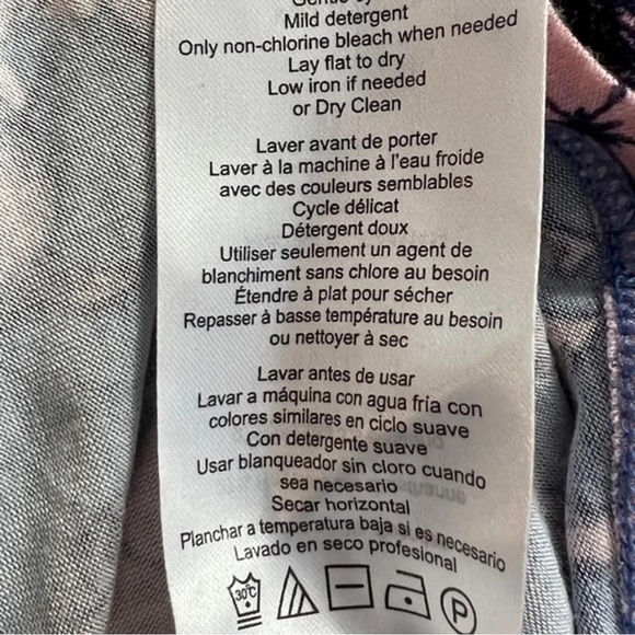 Motherhood Maternity Light Blue Floral Faux Wrap Maxi Dress Size Small - Picture 4 of 4